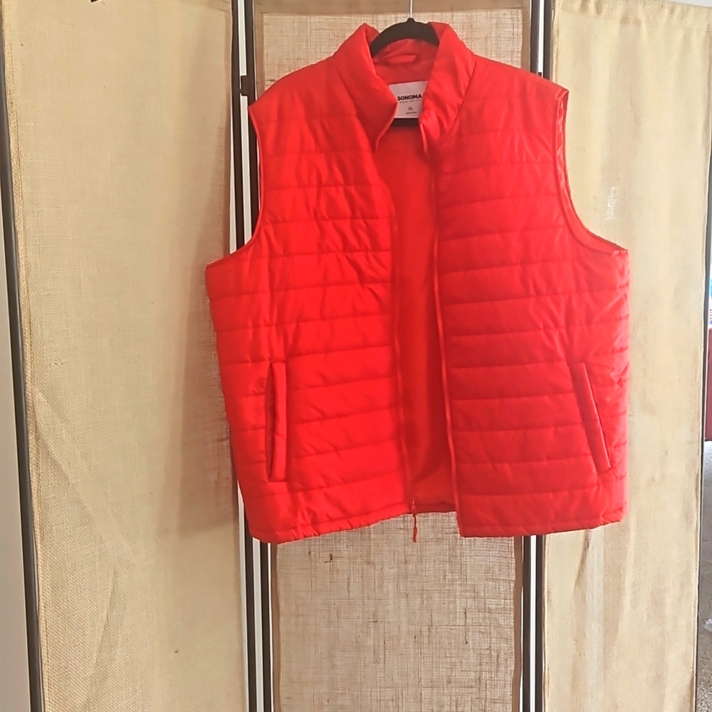 Red Sonoma Winter Buffer vest